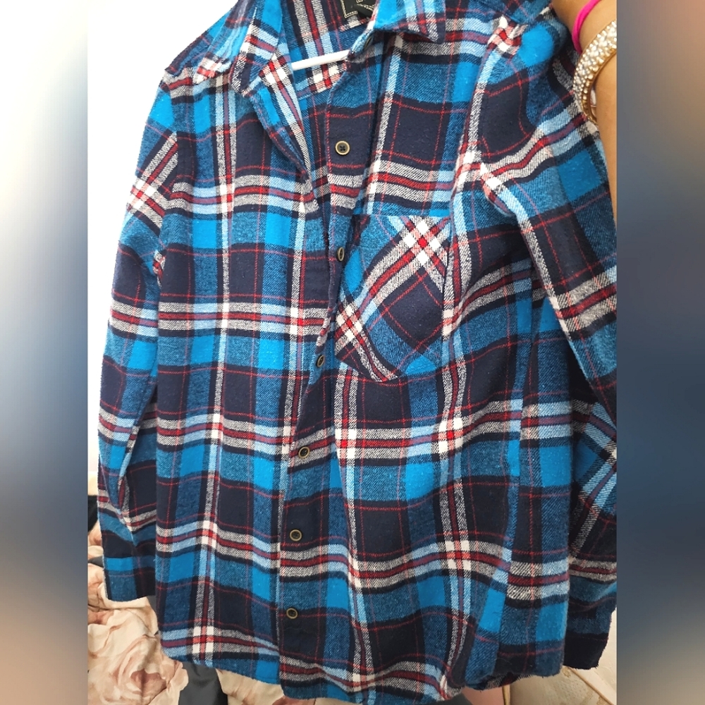 Winter Flannel Button Shirt